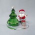 Swarovski Kristal | Kerst | Vrolijk Kerstfeest | Stolp Sneeuwbol - Kerstboom en Kerstman | 5403170